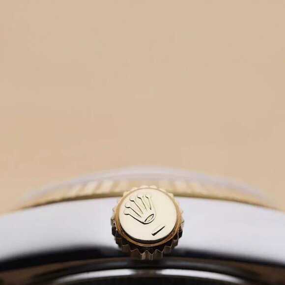 Rolex Ladies Two Tone Yellow 18k Gold Watch - Picture 6 of 6